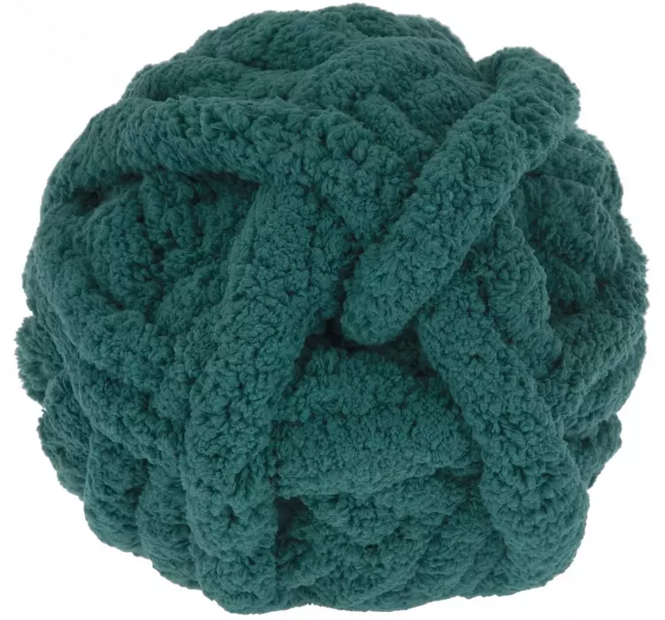 Chunky Knit Blanket-Teal