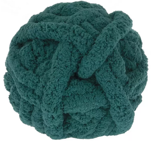 Chunky Knit Blanket-Teal