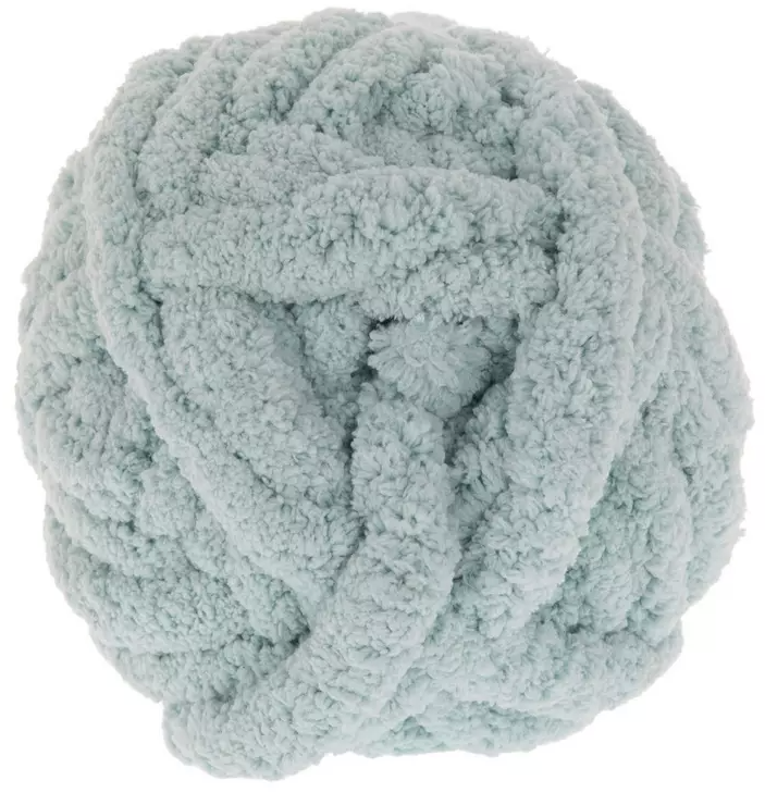 Chunky Knit Blanket-Spa Blue